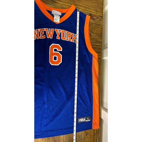NBA NEW YORK KNICKS KRISTAPS PORZINGIS ADIDAS JERSEY Children’s XL 18/20 - Picture 5 of 5